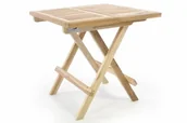 Stoły ogrodowe - DLGTP Stół drewniany ogrodowy składany 50x50cm DIVERO GL05544 - miniaturka - grafika 1