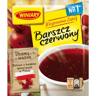 Winiary ekspresowa zupa barszcz czerwony 60g x 30 - Zupy w płynie - miniaturka - grafika 1