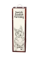 Zestawy upominkowe - Szwedzki Vallhund, Szwedzki szpic owczarski - pudełko na wino z psem, pudełko na alkohol z grafiką, personalizowane pudełko na prezent marki Art-Dog - miniaturka - grafika 1