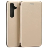 Etui i futerały do telefonów - Etui BELINE Book Magnetic do Samsung Galaxy S25 Złoty - miniaturka - grafika 1