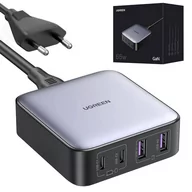 Ładowarki do telefonów - UGREEN 90747B Ładowarka sieciowa 65W CD327 Nexode, 2x USB-C, 2x USB-A, GaN - miniaturka - grafika 1