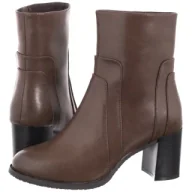 Botki damskie - Botki Brązowe BT 675-S (SL558-a) Sergio Leone - miniaturka - grafika 1