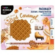 Notesy i bloczki - Pamiętnik z akcesoriami Słony karmel Kidea - miniaturka - grafika 1