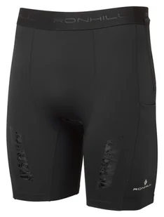 RONHILL Spodenki biegowe ALL TERAIN 8" STRETCH SHORT all black - Spodnie sportowe damskie - miniaturka - grafika 1