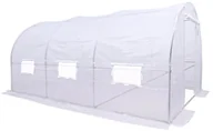 Szklarnie ogrodowe - Tunel Podwójne Drzwi 3X4,5X2 - 13,5M2 Biały - miniaturka - grafika 1