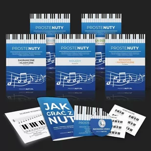 Mega Pakiet Proste Nuty - Akcesoria do instrumentów klawiszowych - miniaturka - grafika 1