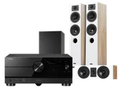 Kino domowe - Yamaha RX-A4A (czarny) +Diva 5 (dąb) + Diva 7 (dąb) + Basso 880 (czarny) - miniaturka - grafika 1