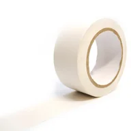Pachołki i taśmy ostrzegawcze - Taśma samoprzylepna do oznaczania, 12 Szt., 33 m x 50 mm, biała - miniaturka - grafika 1