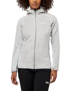 Jack Wolfskin Damska kurtka polarowa Rotwand Hooded Fz W - Kurtki damskie - miniaturka - grafika 1