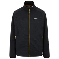 Bluzy sportowe męskie - Męska bluza Regatta Rivake Rozmiar: L / Kolor: czarny/pomarańczowy - miniaturka - grafika 1