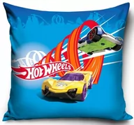 Pościel dla dzieci - poszewka na poduszkę jasiek HOT WHEELS 40x40 - miniaturka - grafika 1