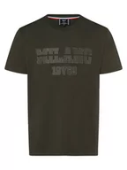 Koszulki męskie - 19V69 Italia - T-shirt męski  Sergio, zielony - miniaturka - grafika 1