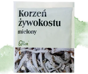 KORZEŃ ŻYWOKOSTU mielony FLOS 50g - Zioła - miniaturka - grafika 1