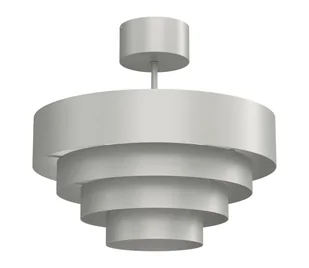Żyrandol natynkowy RINGS 1xE27/15W/230V chrom - Lampy sufitowe - miniaturka - grafika 1