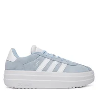 Sneakersy damskie - Sneakersy adidas VL Court Bold JI1018 Błękitny - miniaturka - grafika 1