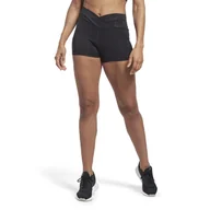 Spodenki damskie - Damskie Spodenki REEBOK PP BASIC HOT SHORT HT4935 – Czarny - miniaturka - grafika 1