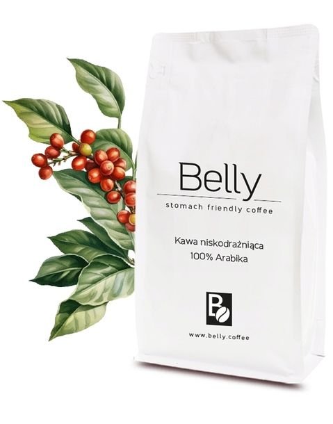 Belly Coffee - Kawa Niskodrażniąca 1kg - ziarna