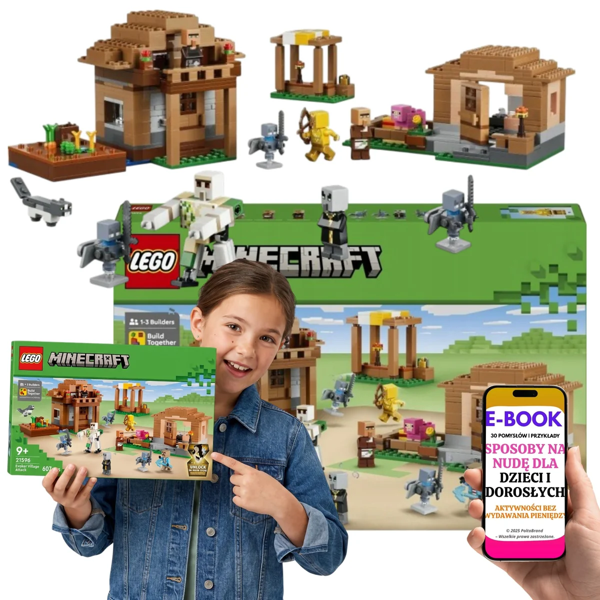LEGO Minecraft Wioska Prezent Dla Gracza 21596