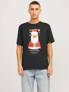 Jack & Jones Koszulka w kolorze czarnym - Koszulki męskie - miniaturka - grafika 1