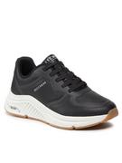 Sneakersy damskie - SKECHERS Sneakersy Mile Makers 155570/BLK Czarny - miniaturka - grafika 1