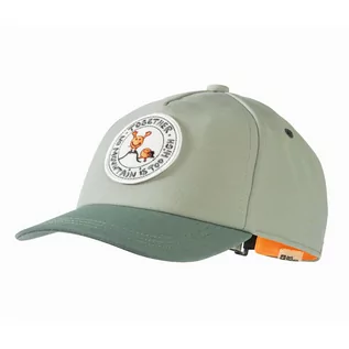 Czapki dla dzieci - Czapka z daszkiem dla dzieci Jack Wolfskin SMILEYWORLD BADGE CAP K mint leaf - ONE SIZE - grafika 1