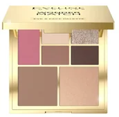 Bronzery i konturowanie twarzy - Eveline Wonder Match Paleta do Makijażu Oczu i Konturowania Twarzy - miniaturka - grafika 1