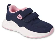 Buty dla dziewczynek - Buty dziecięce adidasy dziewczęce na rzepy sportowe Befado 516X300-29 - miniaturka - grafika 1