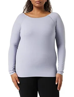 Triumph Women's Flex Smart Top LSL EX górna część piżamowa, Morandi Grey, XS - Koszulki i topy damskie - miniaturka - grafika 1