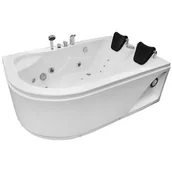 Wanny z hydromasażem - Wanna z hydromasażem asymetryczna 170x115 cm prawa MO-0205 - miniaturka - grafika 1