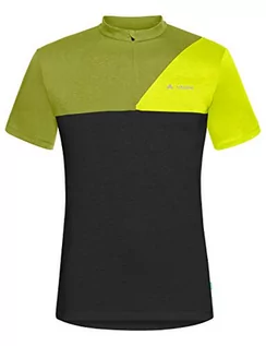 Koszulki męskie - VAUDE VAUDE Męski T-shirt Tremalzo Iv T-shirt czarny czarny/zielony S 40852 - grafika 1