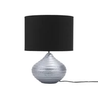 Lampy stojące - Beliani Lampka stołowa srebrna KUBAN - miniaturka - grafika 1
