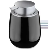 Akcesoria łazienkowe - Dozownik na mydło w płynie Cervia 12 cm, czarny - miniaturka - grafika 1