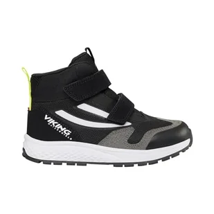 Viking Century Mid WP 2v, Męskie buty spacerowe dla dzieci i chłopców, Czarna limonka, 33 EU - Buty dla chłopców - miniaturka - grafika 1
