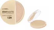 Pudry do twarzy - LAMEL Basic Puder kompaktowy Stay Matte 12H nr 402 12g - miniaturka - grafika 1