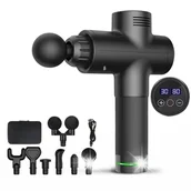 Masażery - PISTOLET DO MASAŻU MOCNY MASAŻER CIAŁA MASSAGE GUN PRO Z AKUMULATOREM - miniaturka - grafika 1