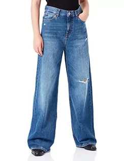 Spodnie damskie - MUSTANG jeansy damskie Luise, średni niebieski 585, 28W / 30L - grafika 1