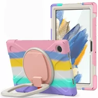 Etui do czytników e-book - TECH-PROTECT Etui na Galaxy Tab A8 10.5 X200/X205 TECH-PROTECT X-Armor Tęczowy - miniaturka - grafika 1