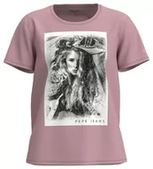 Spodnie damskie - Pepe Jeans Liana Proste Jeansy damskie, 308cloudy Pink, M - miniaturka - grafika 1