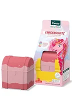 Kosmetyki kąpielowe dla dzieci - Kneipp naturkind kąpiel niespodzianka z jednorożcem – musująca kula do kąpieli dla dzieci z niespodzianką – zabawa w kąpieli, jednorożec, niespodzianka do kąpieli, skrzynia skarbów z mydłem do - miniaturka - grafika 1