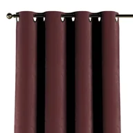 Zasłony - Dekoria Zasłona na kółkach 1 szt. bordowy 1szt 130 × 260 cm Velvet 320-704-26 - miniaturka - grafika 1