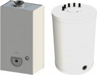 Piece i kotły grzewcze - Termet pakiet 2: kocioł kondensacyjny jednofunkcyjny Silver Pro 20 kW + zasobnik SG PLUS 120l WKP6151000000-26/G - miniaturka - grafika 1