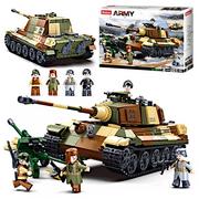 Klocki - Klocki Czołg Niszczyciel Tygrys/ Panzerjäger armia komp. LEGO - miniaturka - grafika 1