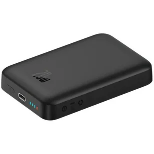 Baseus Magnetic Mini Power Bank 10000mAh 20W z ładowaniem bezprzewodowym MagSafe Overseas Edition - uniwersalny - Powerbanki - miniaturka - grafika 1