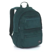 Plecaki szkolne i tornistry - Sztruksowy plecak butelkowa zieleń Topgal FINE 25060 - miniaturka - grafika 1