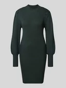 Sukienki - Sukienka o kroju comfort fit z dzianiny z mieszanki wiskozy model ‘KATIA’ - miniaturka - grafika 1