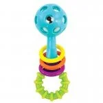 Grzechotki dla dzieci - SASSY Grzechotka sztanga - zabawka sensoryczna 0m+ - miniaturka - grafika 1