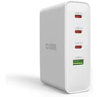 Ładowarki do telefonów - Ładowarka sieciowa SBS TETRUSB3CPD100INT 100W Bialy - miniaturka - grafika 1
