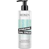 Kremy do twarzy - Redken Krem pielęgnujący do 72 godzin zdefiniowanych i nawilżonych loków, ochrona przed wysoką temperaturą do 230°, z olejkiem skwalanowym i jojoba, bez silikonu, krem nawilżający, 1 x 250 ml - miniaturka - grafika 1