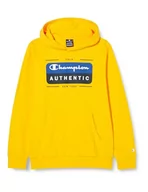 Bluzy i sweterki niemowlęce - Champion Legacy Graphic Shop B - Ultralight Powerblend Fleece Bluza z Kapturem, Złoto, 11-12 Lat Dziecko FW23, Oro, 11-12 lat - miniaturka - grafika 1