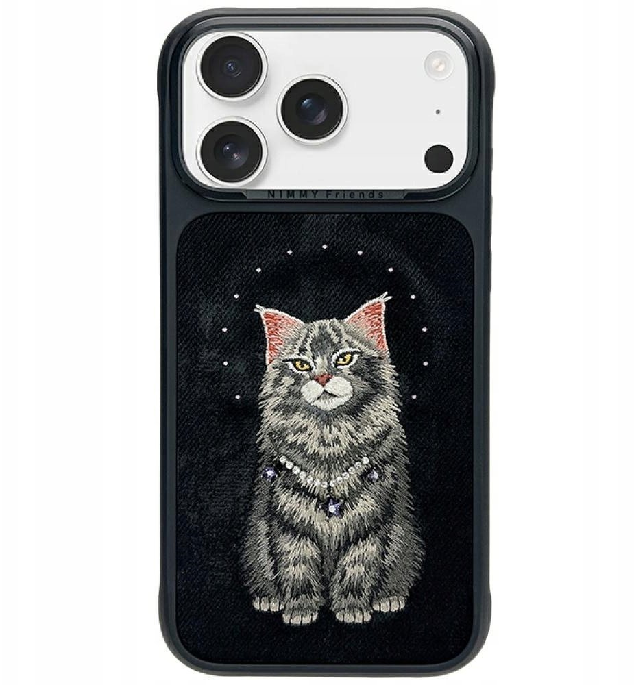 Nimmy Etui Nimmy Lucky Fashion Cat MagSafe do iPhone 17 Pro czarny